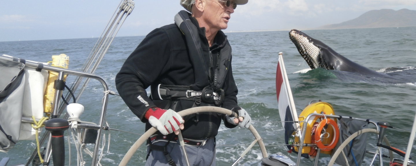 Marcel Schuttelaar met walvis
